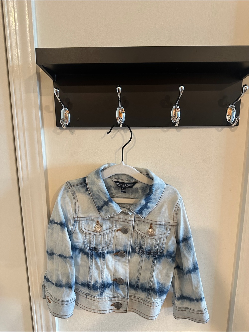 Blu and Blue New York- Babies 18-24Months- Blue Tie-Dye Denim Jacket